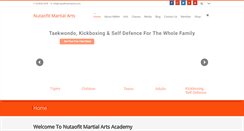 Desktop Screenshot of nutaofitmartialarts.com